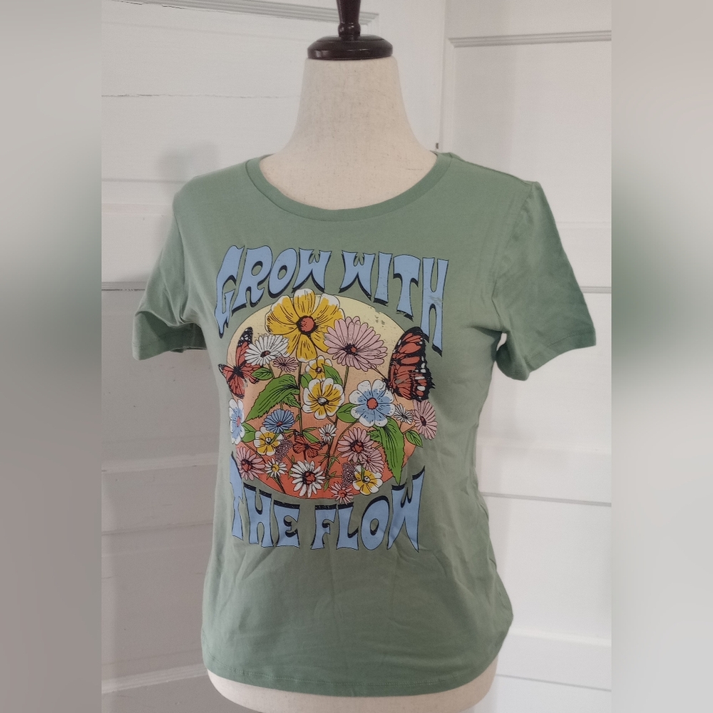 Colab Green Graphic T-Shirt